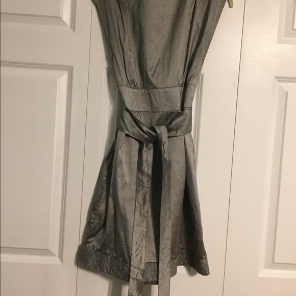 Calypso grey silk dress - Picture 6 of 6